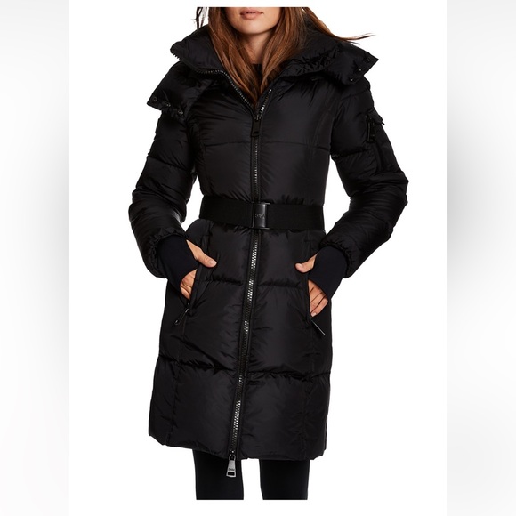SAM. | Jackets & Coats | Brand New Sam Noho Belted Matte Shell Down Puffer Coat | Poshmark